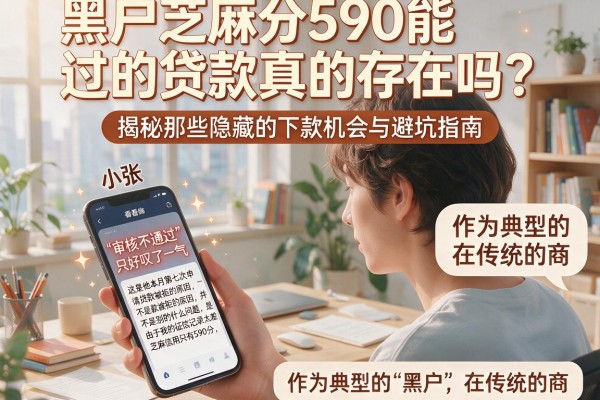 黑户芝麻分590能过的贷款真的存在吗？揭秘那些隐藏的下款机会与避坑指南