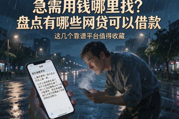 急需用钱哪里找？盘点有哪些网贷可以借款，这几个靠谱平台值得收藏