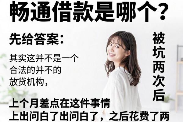畅通借款是哪个？被坑两次后我终于搞明白了