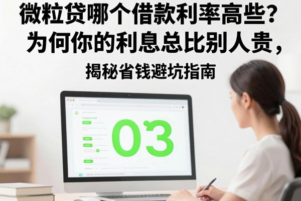 微粒贷哪个借款利率高些?为何你的利息总比别人贵,揭秘省钱避坑指南