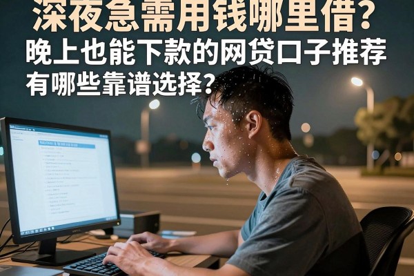 深夜急需用钱哪里借？晚上也能下款的网贷口子推荐有哪些靠谱选择？