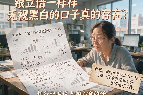 跟立借一样样无视黑白的口子真的存在？银行经理说点掏心窝的话