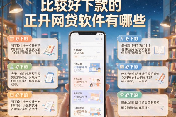 比较好下款的正规网贷软件有哪些，详细阐述五个必下的小额贷款平台