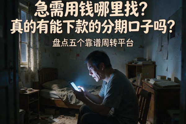 急需用钱哪里找？真的有能下款的分期口子吗？盘点五个靠谱周转平台
