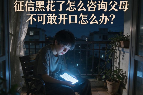 征信黑花了怎么咨询父母？不敢开口怎么办？这篇指南教你正确应对