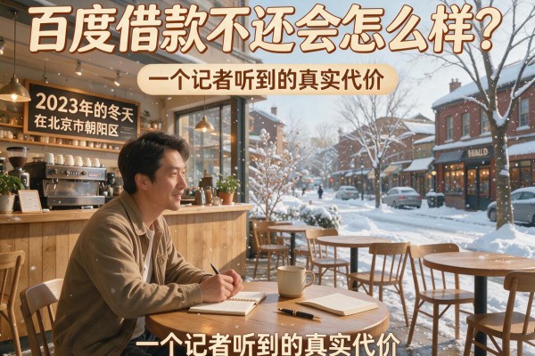 百度借款不还会怎么样？一个记者听到的真实代价