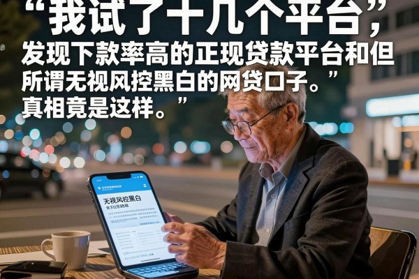 我试了十几个平台，发现下款率高的正规贷款平台和所谓无视风控黑白的网贷口子真相竟是这样
