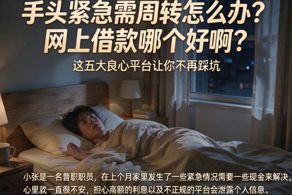 手头紧急需周转怎么办？网上借款哪个好啊？这五大良心平台让你不再踩坑