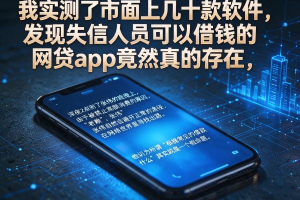 我实测了市面上几十款软件，发现失信人员可以借钱的网贷app竟然真的存在，且套路深浅不一