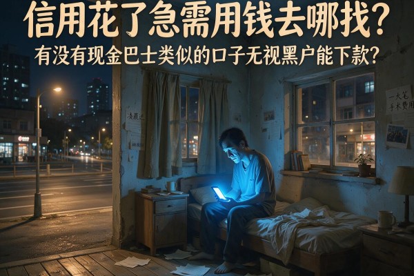 信用花了急需用钱去哪找?有没有现金巴士类似的口子无视黑户能下款?