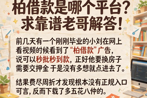 柏借款是哪个平台？求靠谱老哥解答！