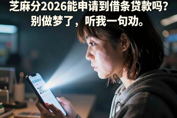 芝麻分2026能申请到借条贷款吗？别做梦了，听我一句劝