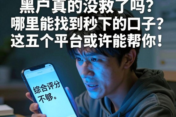 黑户真的没救了吗？哪里能找到秒下的口子？这五个平台或许能帮你！