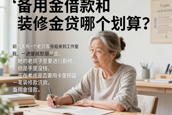 备用金借款和装修金贷哪个划算？这笔账很多人算错了