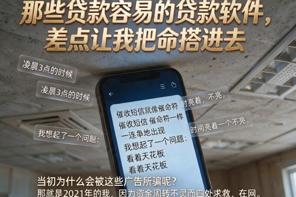 那些贷款容易的贷款软件，差点让我把命搭进去