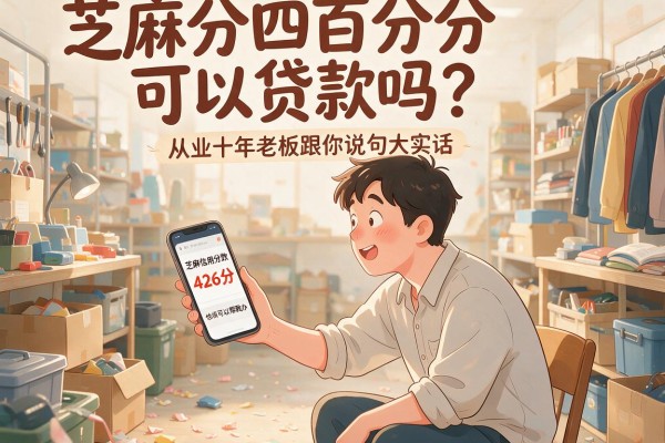 芝麻分四百多分可以贷款吗？从业十年老板跟你说句大实话