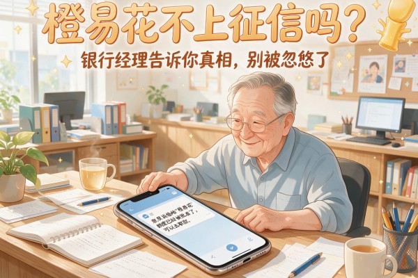 橙易花不上征信吗?银行经理告诉你真相,别被忽悠了