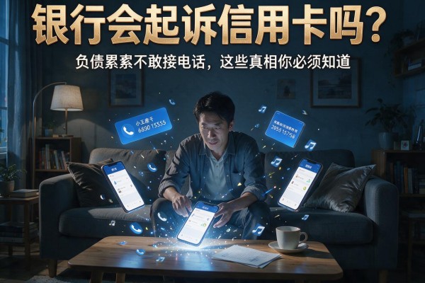 银行会起诉信用卡吗？负债累累不敢接电话，这些真相你必须知道