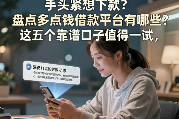 手头紧想下款？盘点多点钱借款平台有哪些，这五个靠谱口子值得一试