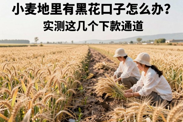 小麦地里有黑花口子怎么办？实测这几个下款通道