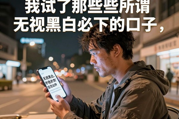 我试了那些所谓无视黑白必下的口子，结果借到钱了吗