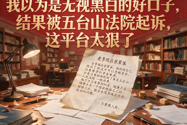 我以为是无视黑白的好口子,结果被五台山法院起诉,这平台太狠了