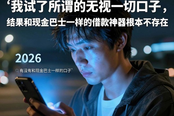 我试了所谓的无视一切口子，结果和现金巴士一样的借款神器根本不存在