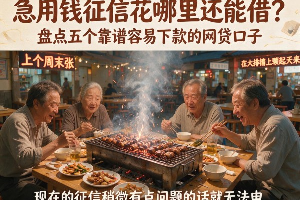 急用钱征信花哪里还能借？盘点五个靠谱容易下款的网贷口子