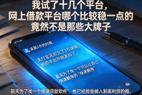 我试了十几个平台，发现网上借款平台哪个比较稳一点的竟然不是那些大牌子