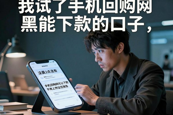 我试了手机回购网黑能下款的口子，发现不上征信的贷款软件根本不是你想的那样