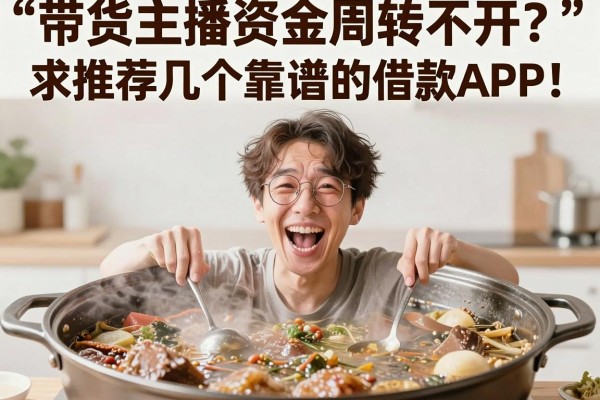 带货主播资金周转不开？求推荐几个靠谱的借款APP！