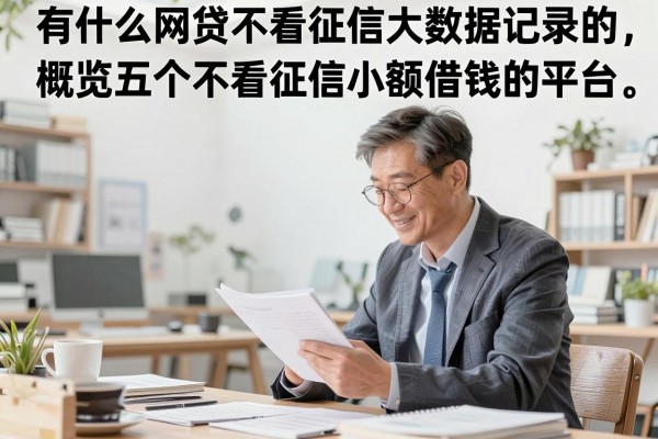 有什么网贷不看征信大数据记录的，概览五个不看征信小额借钱的平台