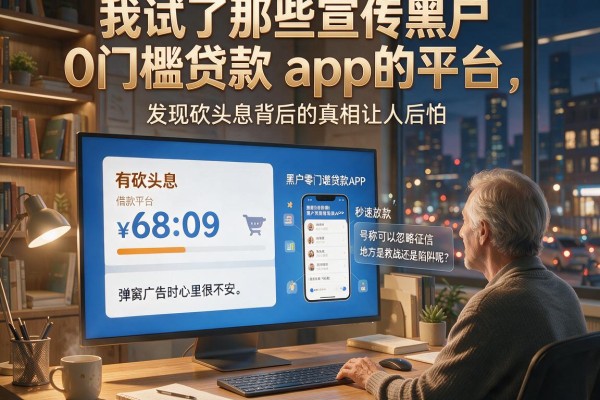 我试了那些宣传黑户0门槛贷款app的平台,发现砍头息背后的真相让人后怕