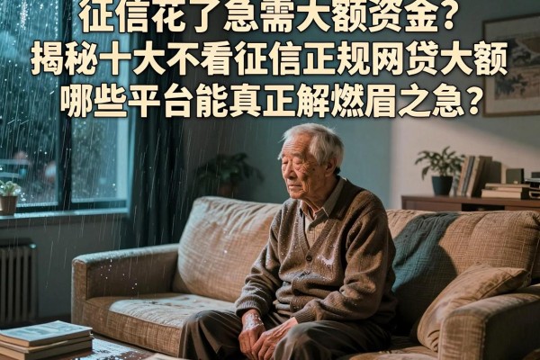 征信花了急需大额资金？揭秘十大不看征信正规网贷大额，哪些平台能真正解燃眉之急？