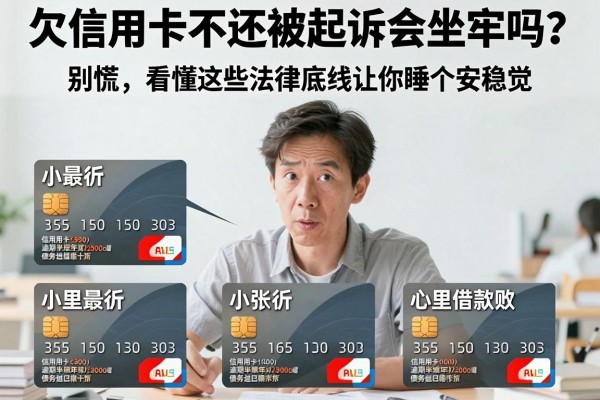 欠信用卡不还被起诉会坐牢吗?别慌,看懂这些法律底线让你睡个安稳觉