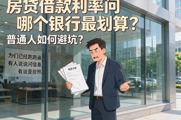 房贷借款利率问哪个银行最划算？普通人如何避坑？这篇攻略为你揭秘