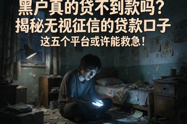 黑户真的贷不到款吗？揭秘无视征信的贷款口子，这五个平台或许能救急！