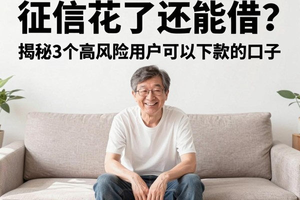 征信花了还能借？揭秘3个高风险用户可以下款的口子