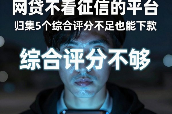 网贷不看征信的平台，归集5个综合评分不足也能下款的网贷