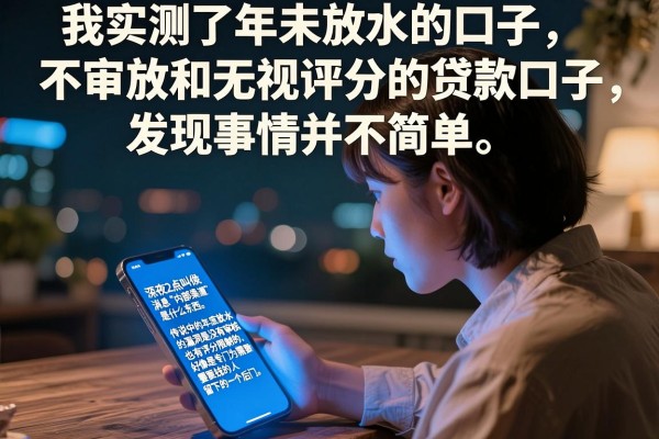 我实测了年末放水的口子不审核和无视评分的贷款口子，发现事情并不简单