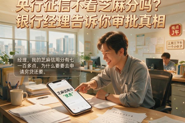 央行征信不看芝麻分吗？银行经理告诉你审批真相