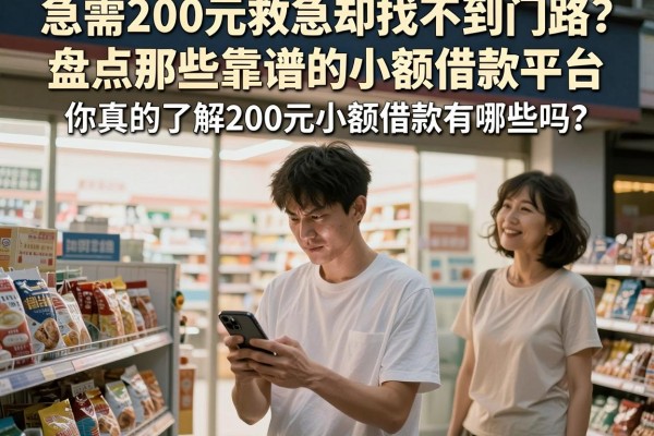 急需200元救急却找不到门路？盘点那些靠谱的小额借款平台，你真的了解200元小额借款有哪些吗？