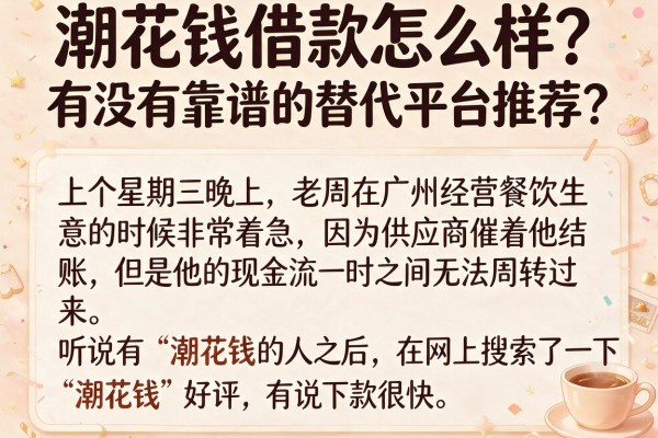 潮花钱借款怎么样？有没有靠谱的替代平台推荐？