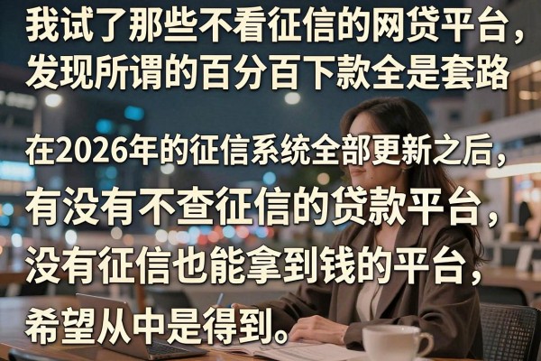 我试了那些不看征信的网贷平台，发现所谓的百分百下款全是套路