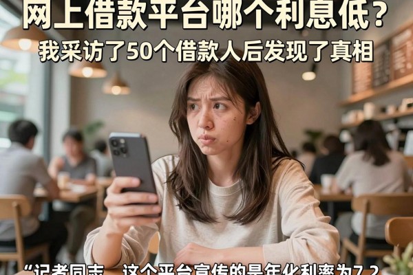 网上借款平台哪个利息低？我采访了50个借款人后发现了真相