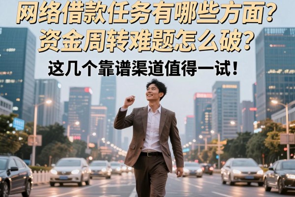网络借款任务有哪些方面？资金周转难题怎么破？这几个靠谱渠道值得一试！