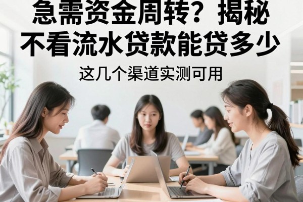 急需资金周转？揭秘不看流水贷款能贷多少，这几个渠道实测可用