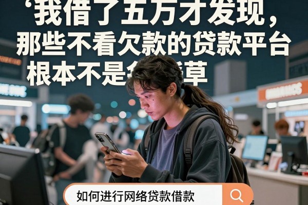 我借了五万才发现，那些不看欠款的贷款平台根本不是救命稻草