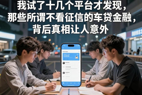 我试了十几个平台才发现，那些所谓不看征信的车贷金融，背后真相让人意外