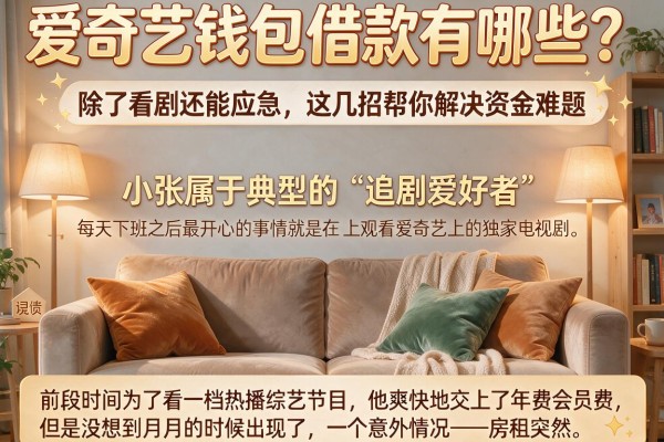 爱奇艺钱包借款有哪些？除了看剧还能应急，这几招帮你解决资金难题
